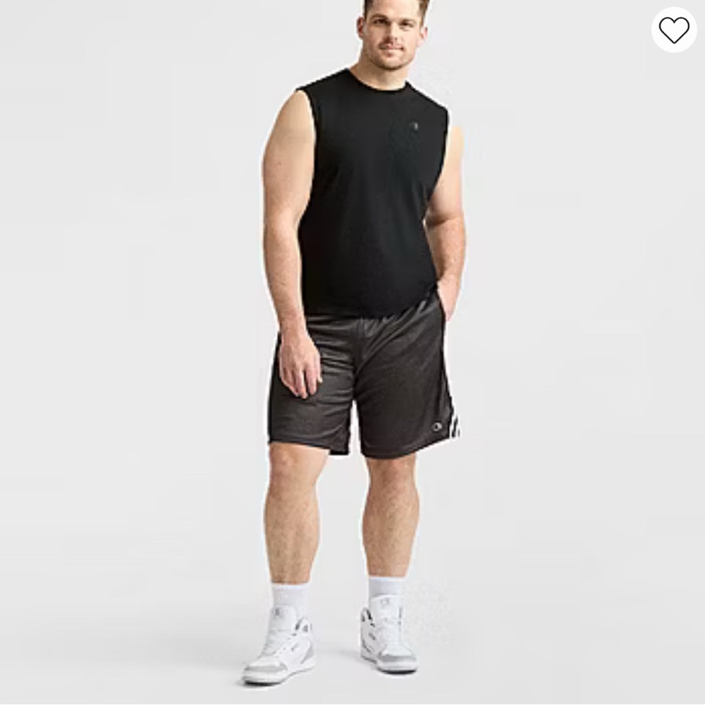 Champion Mens Crew Neck Sleeveless Big and Tall Muscle T-Shirt - Picture 3 of 4
